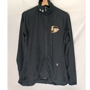 Under Armour Sporty Lux Warm Up Jacket The Game Anaheim Ducks Hockey Black‎ L